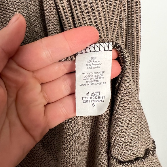 Women’s Cardigan • Brown and Black • Small - Picture 3 of 5